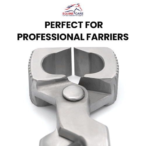 14-Inch Horseshoe Puller with Serrated Jaws – Professional Farrier Tool - Equine Care