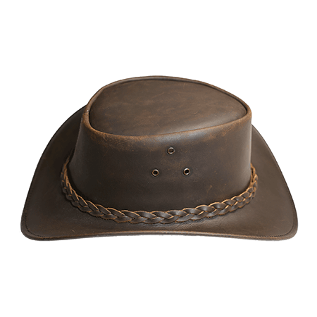 Premium Genuine Leather Cowboy Hat - Western Style for Men’s Elegance - Equine Care