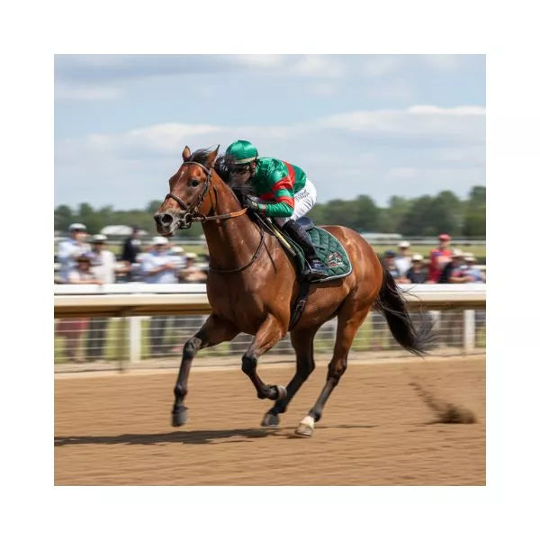 Gesteppte englische Satteldecke von Equine Care – Stoßdämpfend und atmungsaktiv