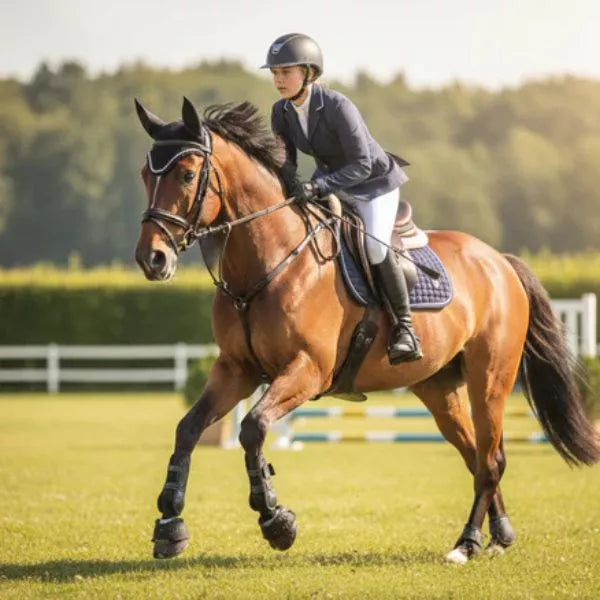 Equine Care Full-Size Horse Ear Bonnet – Fly & Noise Reduction