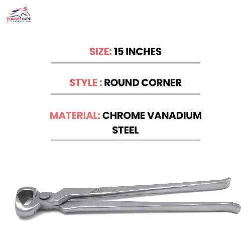 Farrier Trimmer – Chrome Vanadium Hoof Care Tool for Precision Cutting - Equine Care
