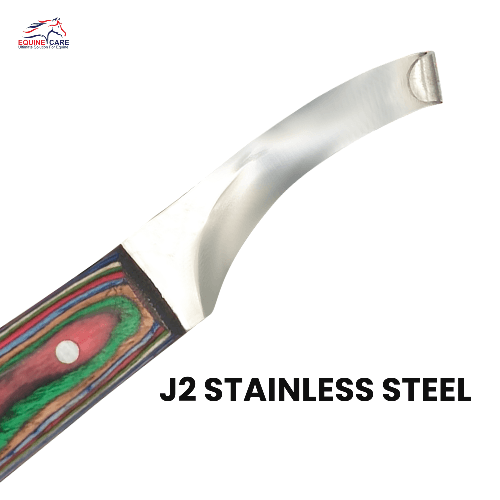Precision Hoof Knife for Horses – Right & Left, J2 Steel Blade - Equine Care