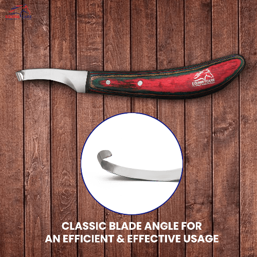 Precision Hoof Knife for Horses – Right & Left, J2 Steel Blade - Equine Care