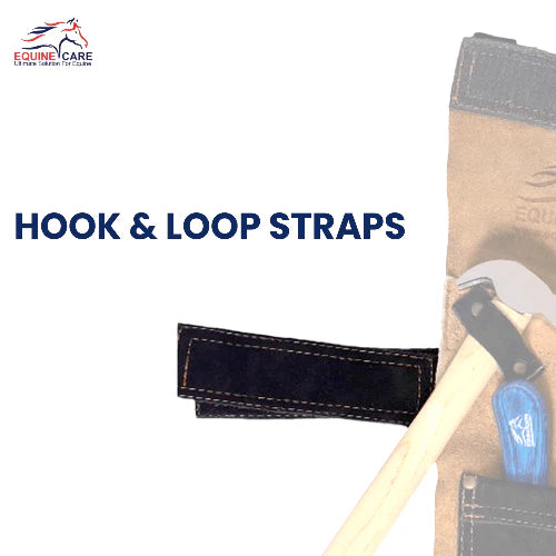 Equine Care 25-Inch Premium Elite Farrier Apron - Beige & Black