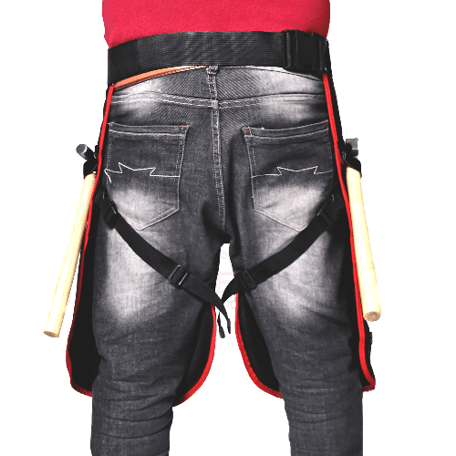 Equine Care Women’s Farrier Apron Chaps – Adjustable Canvas & Leather - Equine Care