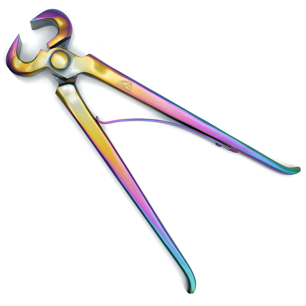 Equine Care Multi Color Farrier Nippers for Horse Hoof Trimming 3