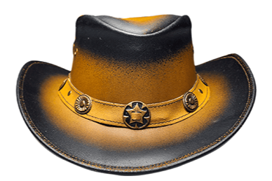Two-Tone Unisex Suede Leather Cowboy Hat | Authentic Western Style