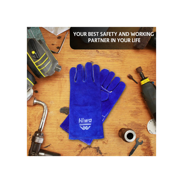 Cowhide Leather Gloves – Durable Protection for Blacksmiths & Farriers - Equine Care