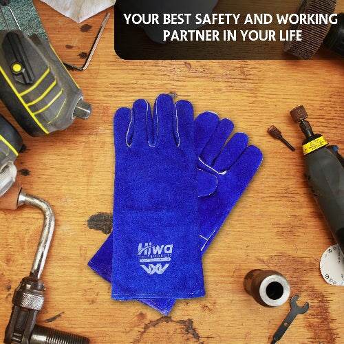 Cowhide Leather Gloves – Durable Protection for Blacksmiths & Farriers - Equine Care