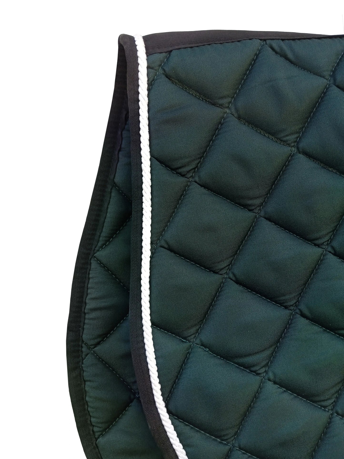 Equine Care quilted English saddle pad with high-wither fit and breathable padded design.