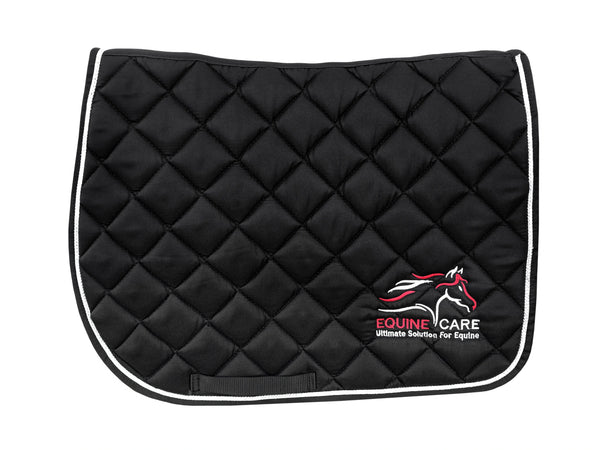 Equine Care Quilted English Saddle Pad – Shock Absorbing and Breathable