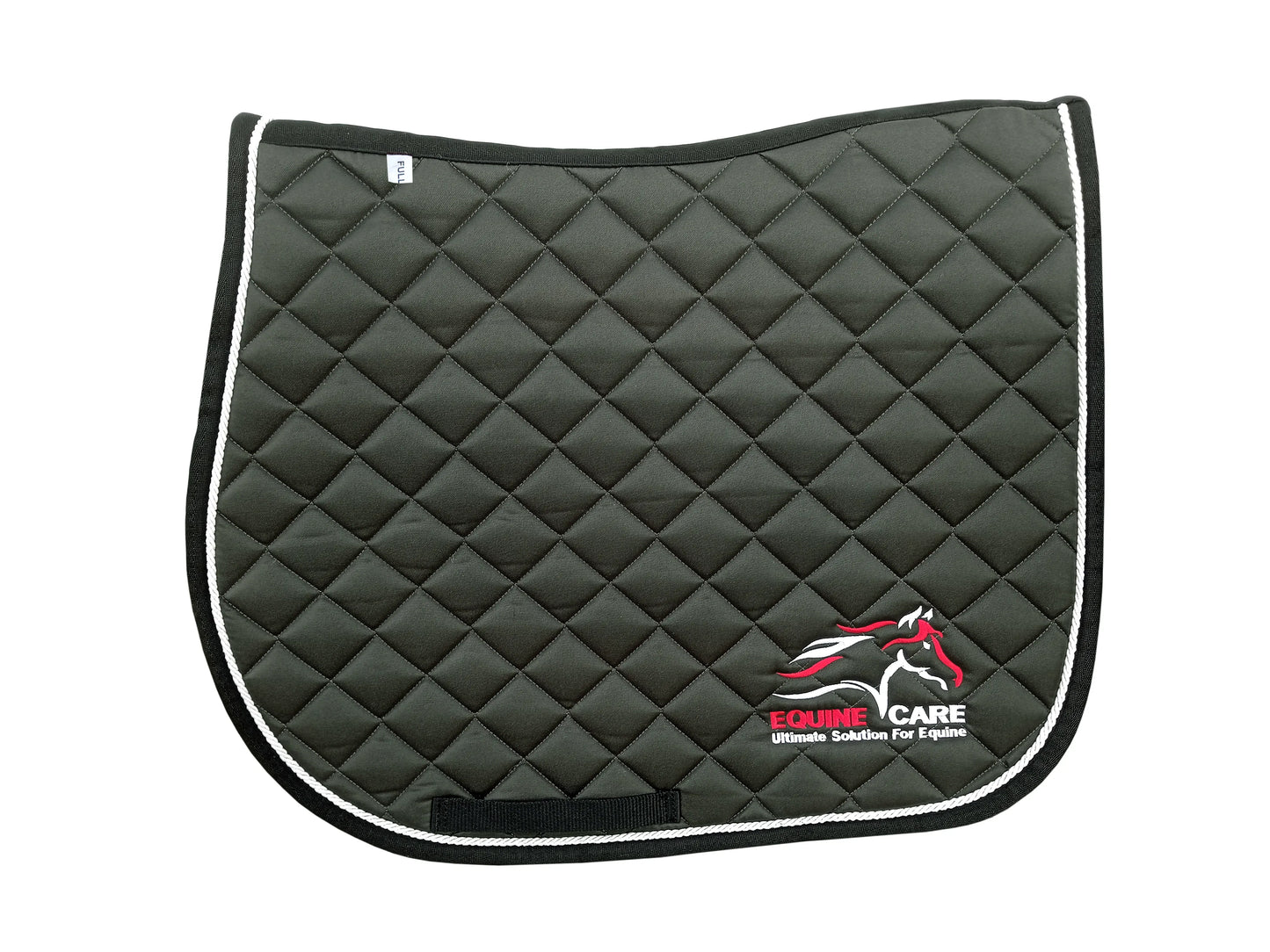 Equine Care Full Size English Saddle Pad with quilted top and breathable honeycomb mesh