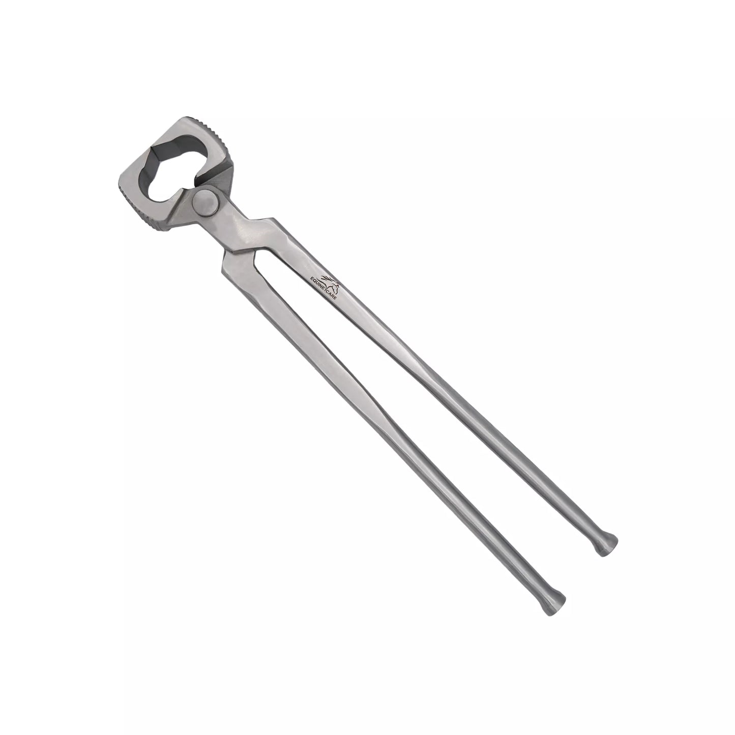 Equine Care 14 inch farrier pliers made from chrome vanadium steel for horseshoe pulling and hoof spreading