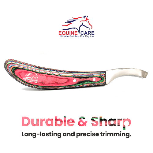 Precision Hoof Knife for Horses – Right & Left, J2 Steel Blade - Equine Care