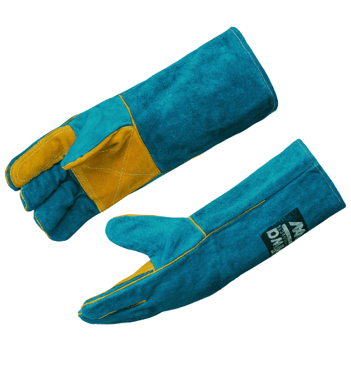 Premium Cowhide Leather Gloves Double Plum for Blacksmiths