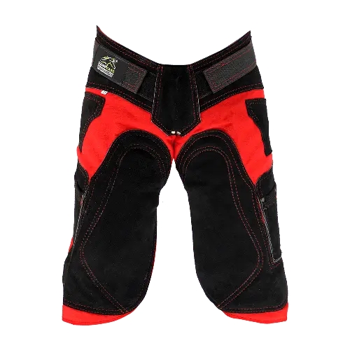 Premium Farrier Apron – Leather, Back Support, Adjustable (Red)
