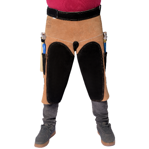 Rugged Farrier Apron Leather, Adjustable 28"-52" Waist