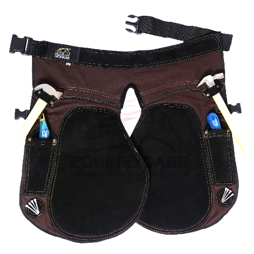 Women's Leather Farrier Apron - Adjustable Waist