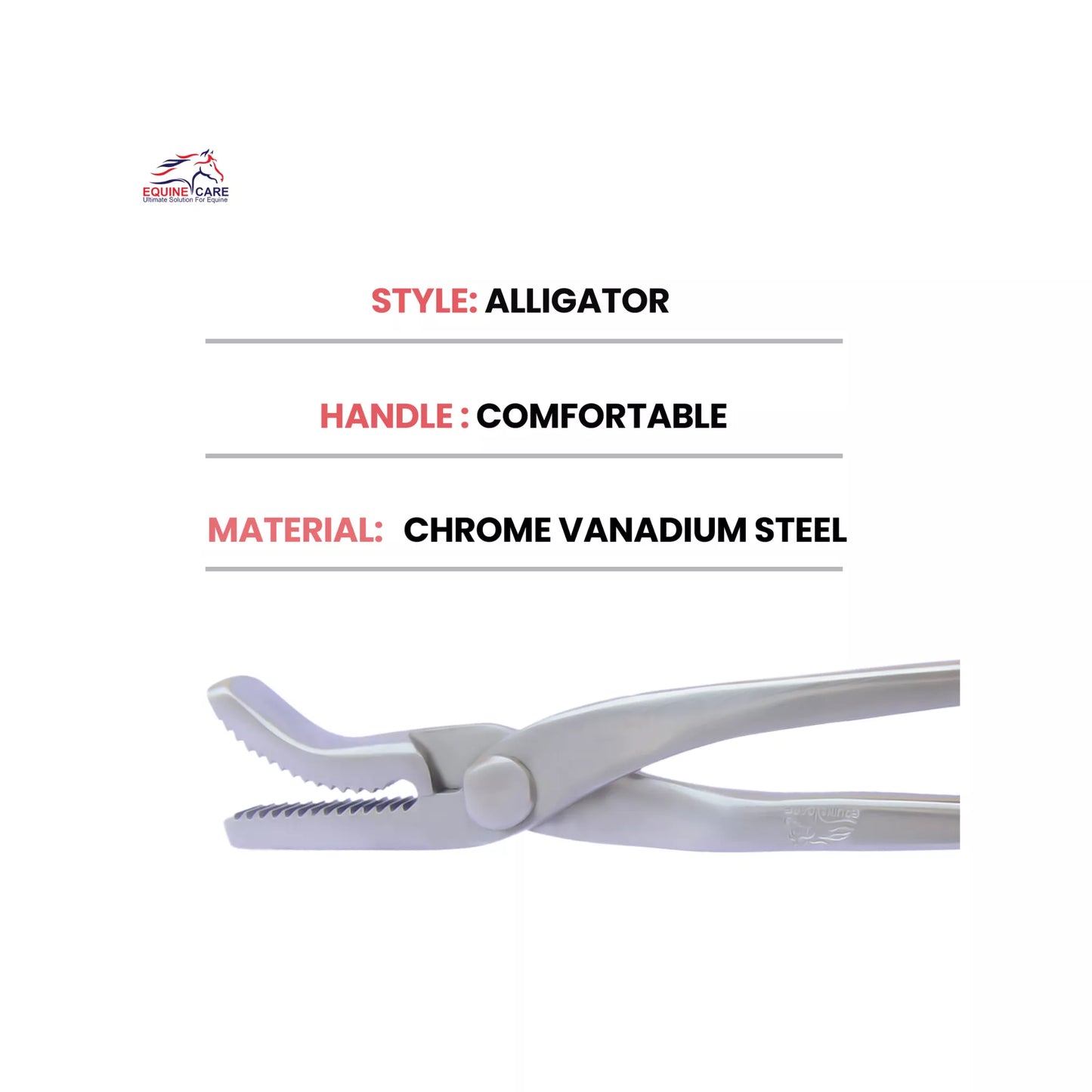 Alligator Hoof Nail Clincher – Professional Farrier Tool for Hoof Maintenance - Equine Care