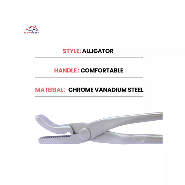 Alligator Hoof Nail Clincher – Professional Farrier Tool for Hoof Maintenance - Equine Care