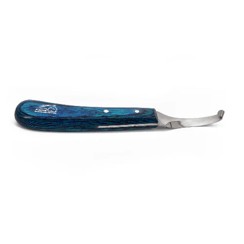 Blue Farrier Hoof Knife Tool - Right & Left Hand Options