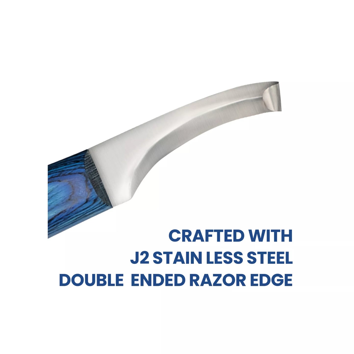 Equine Care Double Edge Hoof Knife – J2 Steel Farrier Right/Left