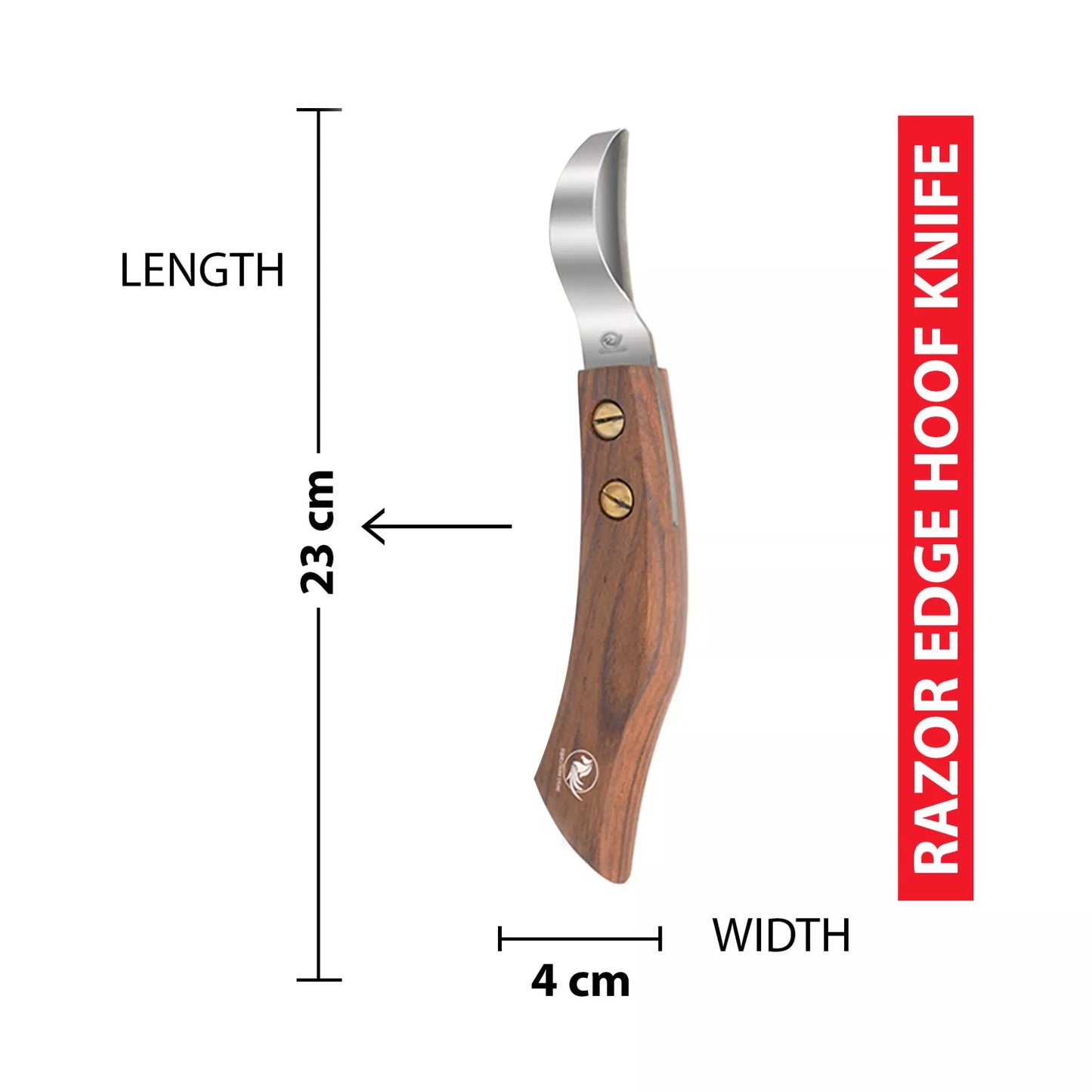 Double Edged Wooden Loop Hoof Knife - Equine Care