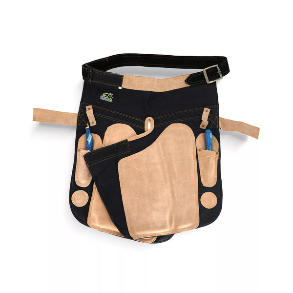 Premium Femme Farrier Apron with Knife Pockets, Hammer Loops & Magnetic Nail Holders