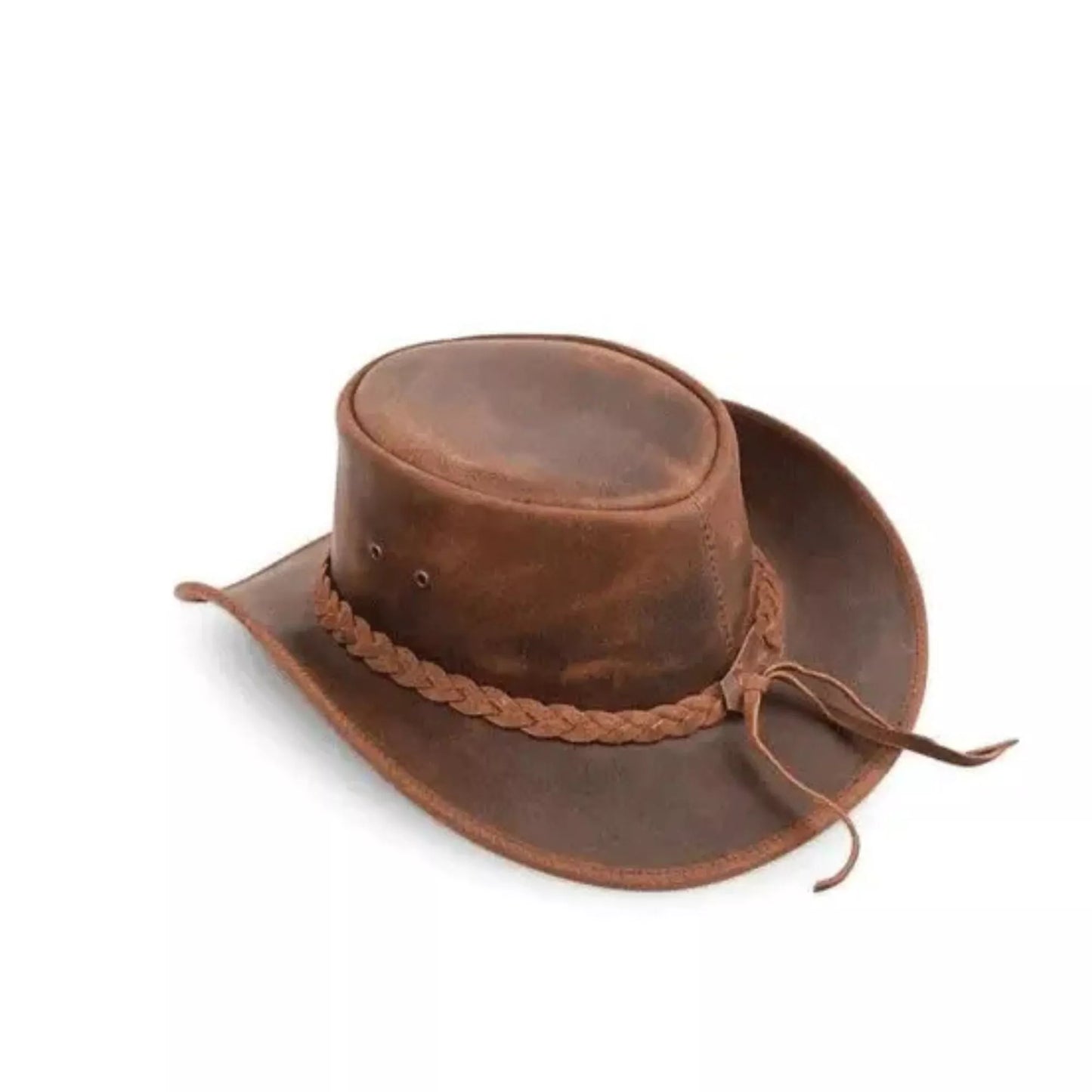 Genuine Leather Cowboy Hat – Western Style, Durable & Sun Protection - Equine Care