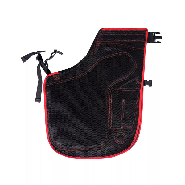 Equine Care Pro Artisan Farrier Apron - Black with Red Piping