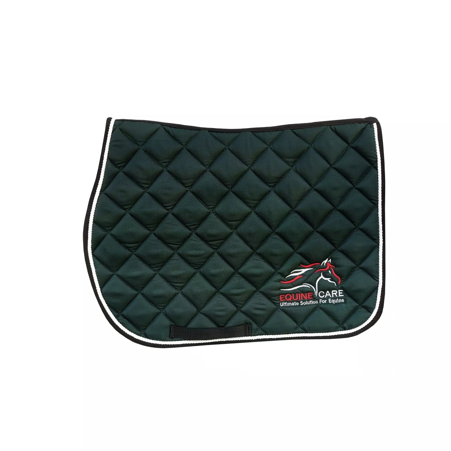 Equine Care quilted English saddle pad with high-wither fit and breathable padded design