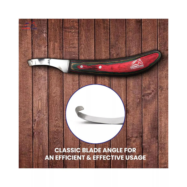 Red Farrier Hoof Trimming Knife