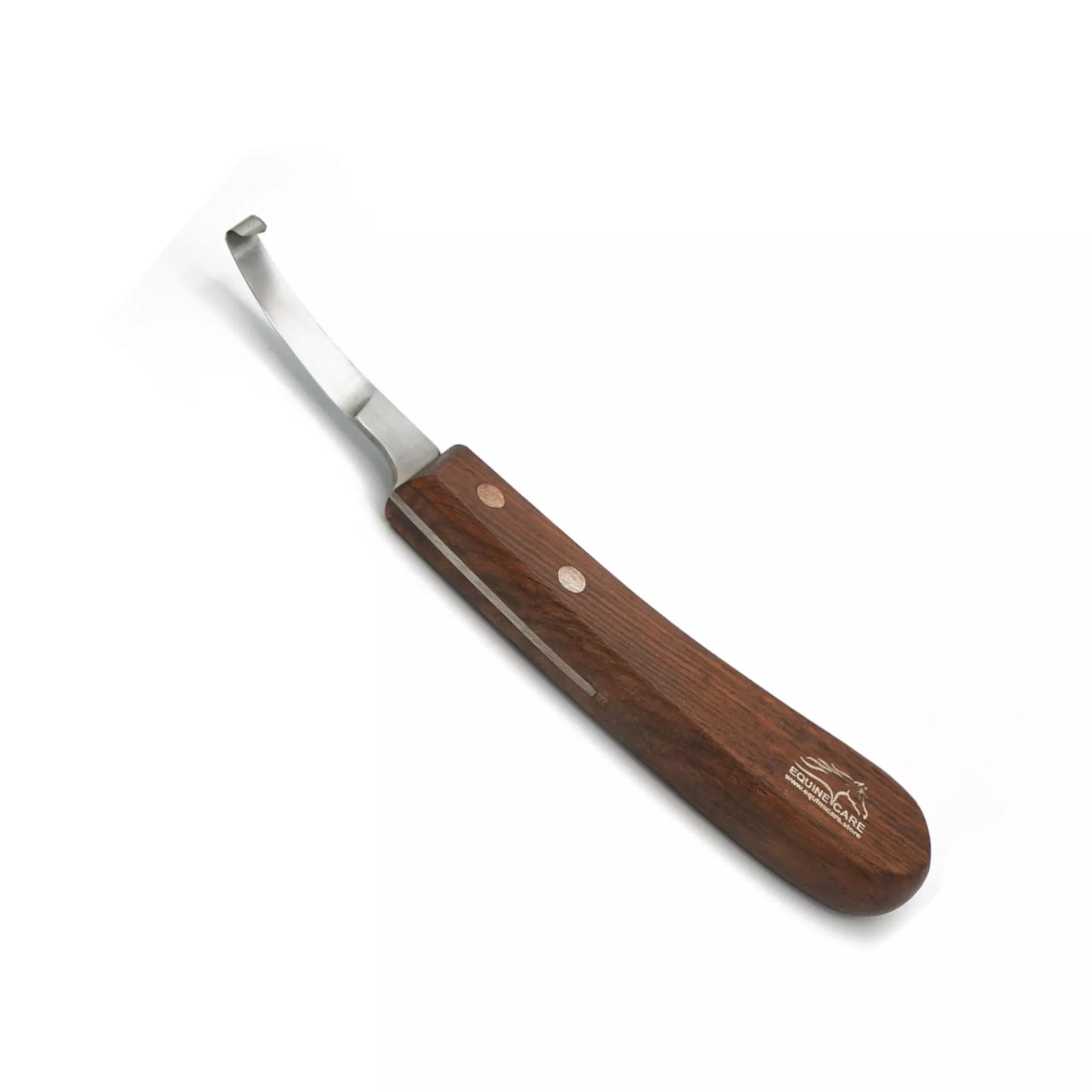 Short Blade Farrier Hoof Knife – Full Tang J2 Steel with Wooden Handle