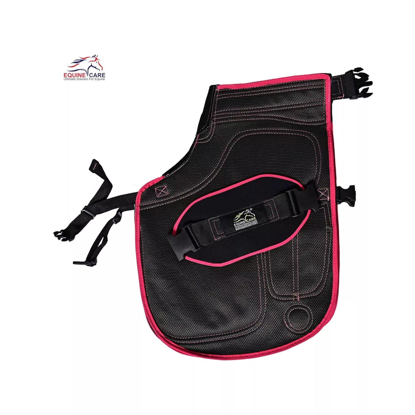 Equine Care Women’s 23″ Leather & Canvas Farrier Apron Chaps with Back Support