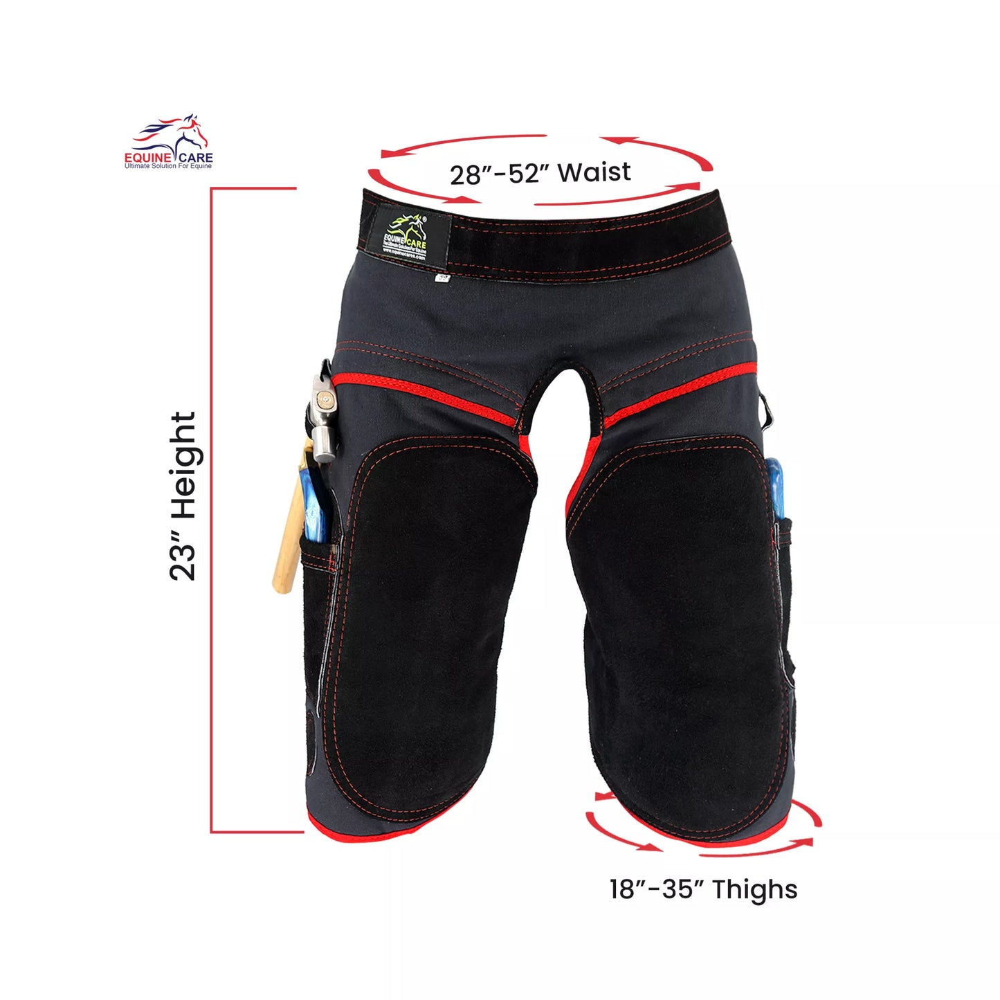 23-Inch Women’s Stylista Farrier Apron – Split-Leg Protection for Hoof Trimming & Shoeing