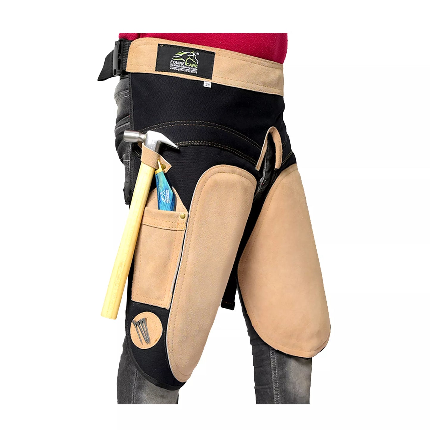 Women’s Stylista Farrier Apron for Professional Farriers – Knife Pockets, Hammer Loops & Magnets