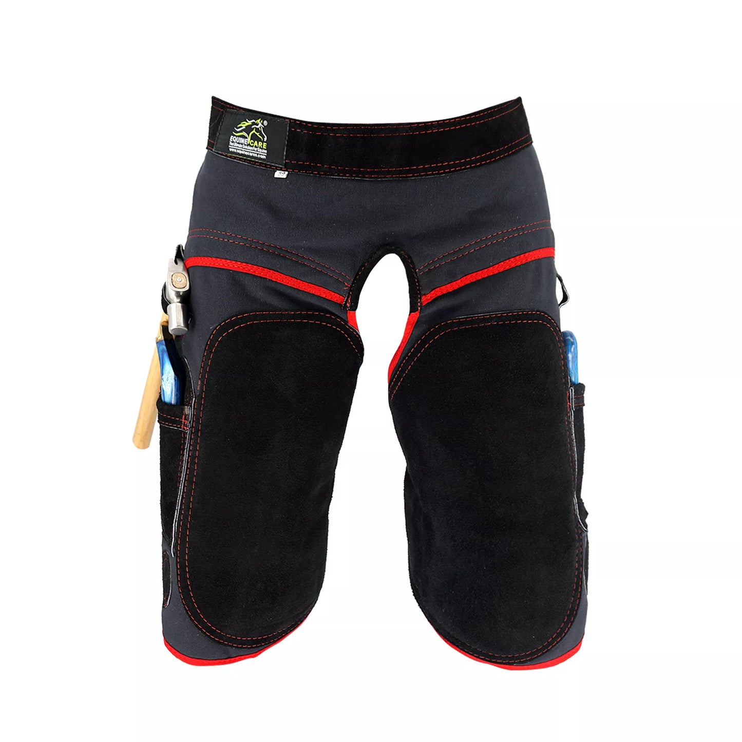 23-Inch Women’s Stylista Farrier Apron – Split-Leg Protection for Hoof Trimming & Shoeing Black