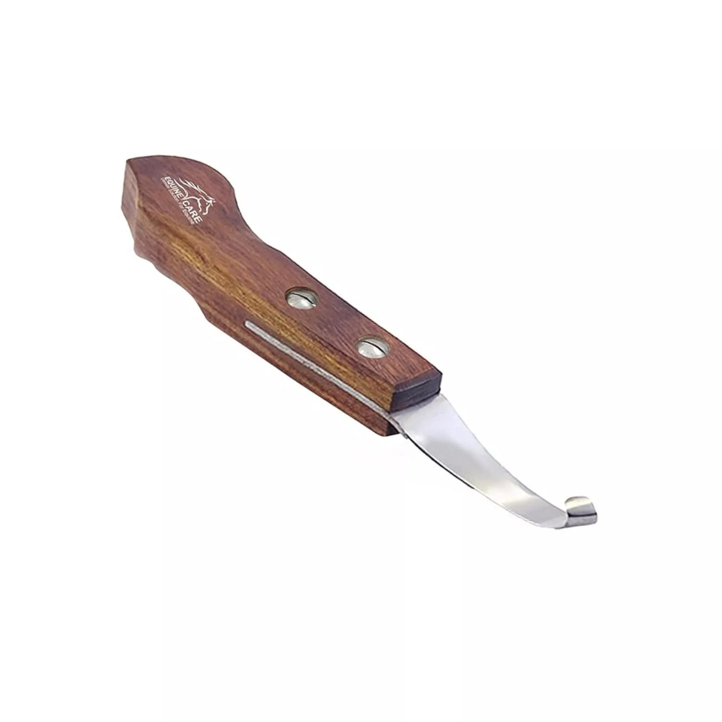 Wooden Farrier Hoof Knife curved blade left handed
